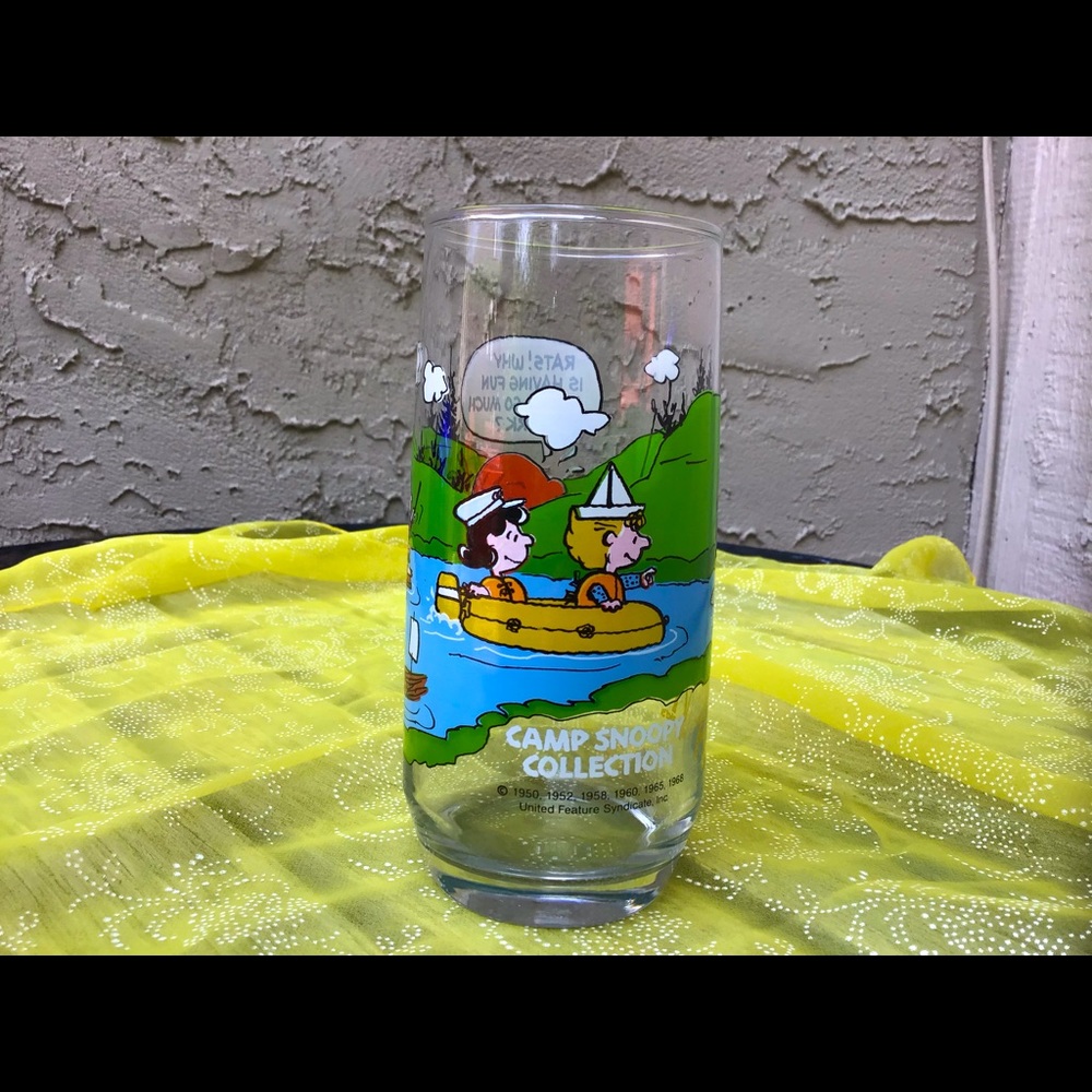 CAMP SNOOPY COLLECTION GLASS